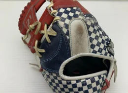 アディダス adidas GLJ62 トリコロールカラー 軟式 大人 一般 内野手用 グローブ グラブ 左投げ 中古品 グローブ袋付き 野球